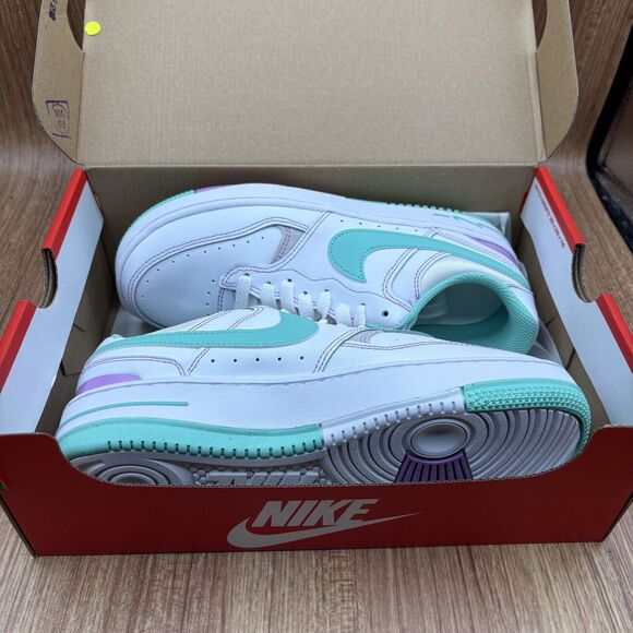 Nike Gamma Force Shoes low FN7109 100 White Emerald Rise Women's Size 7 Sneakers - Picture 6 of 11